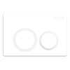 Zero Extra High Rimless Whirlpool Flush Floor Pan Button White