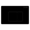 Zero Extra High Rimless Whirlpool Flush Floor Pan Button Black
