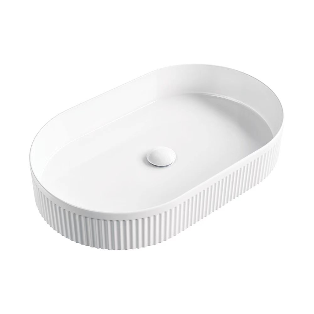 Luna Above Counter Fluted Basin Luna Above Counter Fluted Basin