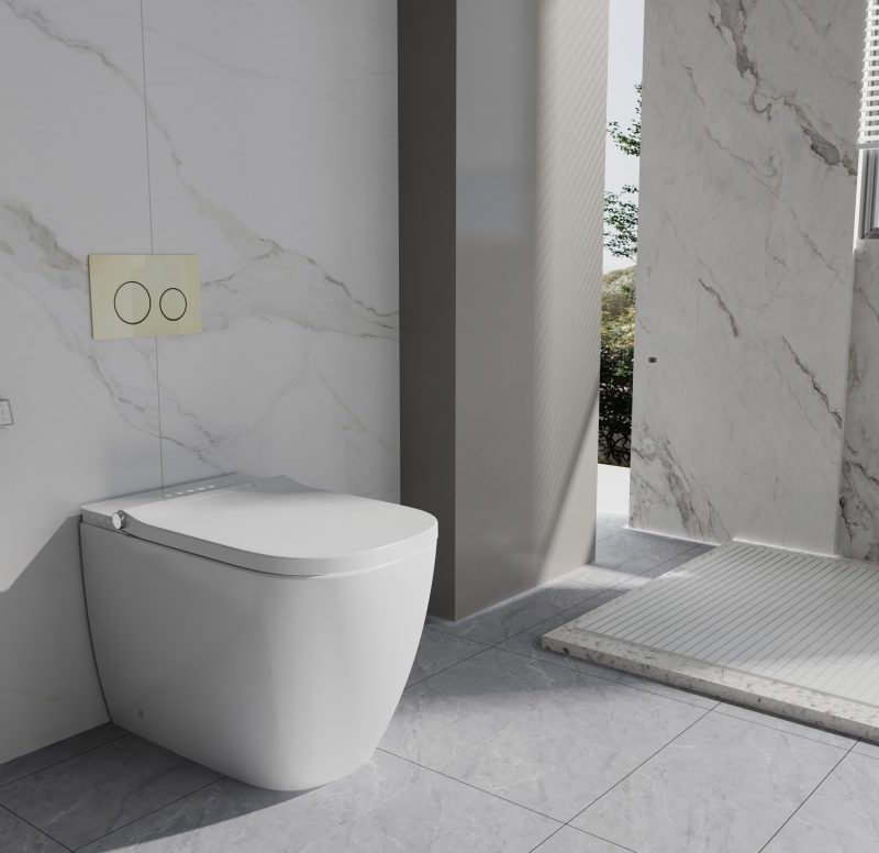 Novus Soft Square Floor Standing Smart Bidet Suite